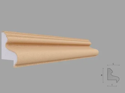 Brau decorativ de exterior soclu FP330-50 dimensiuni 75x95x2000x50mm