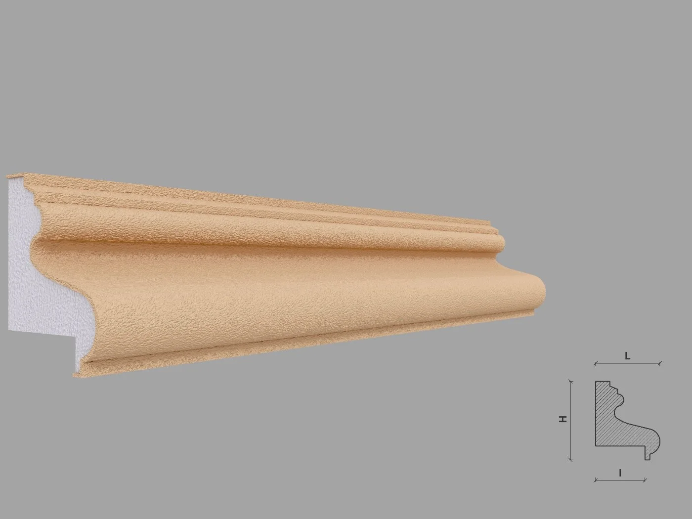 FPSD02_N_S_BKjpg_a.jpg Brau decorativ de exterior soclu FP330-30 dimensiuni 45x70x2000x30mm - imagine 1