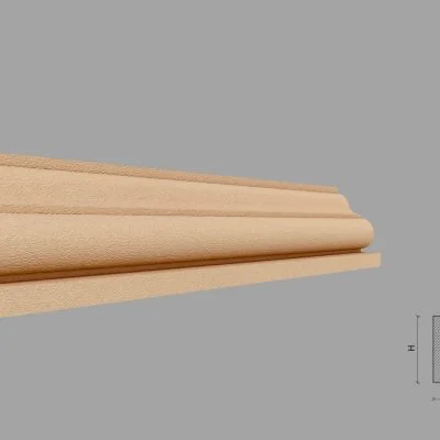 Brau decorativ de exterior soclu FP331-50 dimensiuni 80x56x2000x50mm