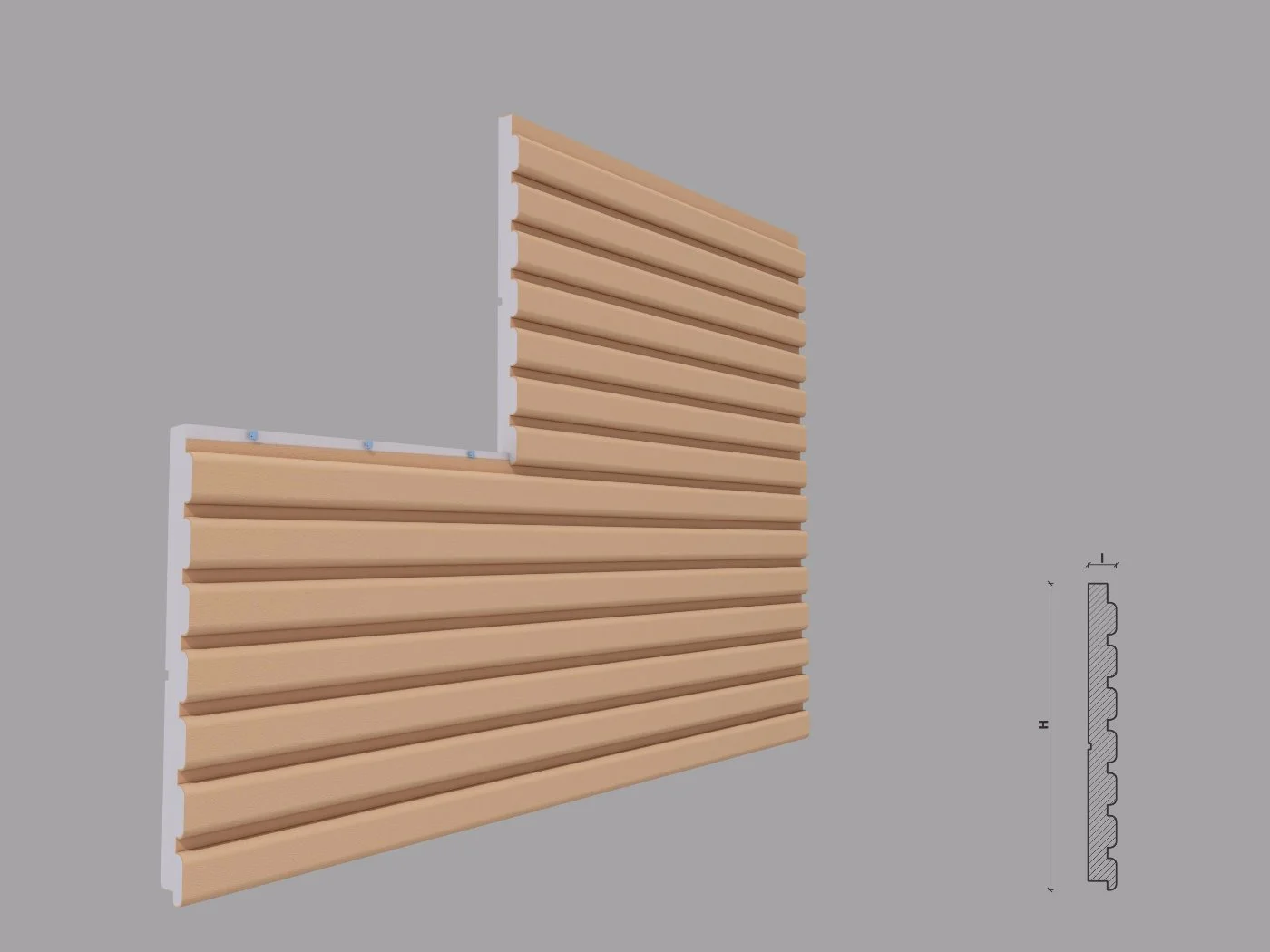 Termosistem decorativ FPTD01 dimensiuni 500x2000mm - imagine 1