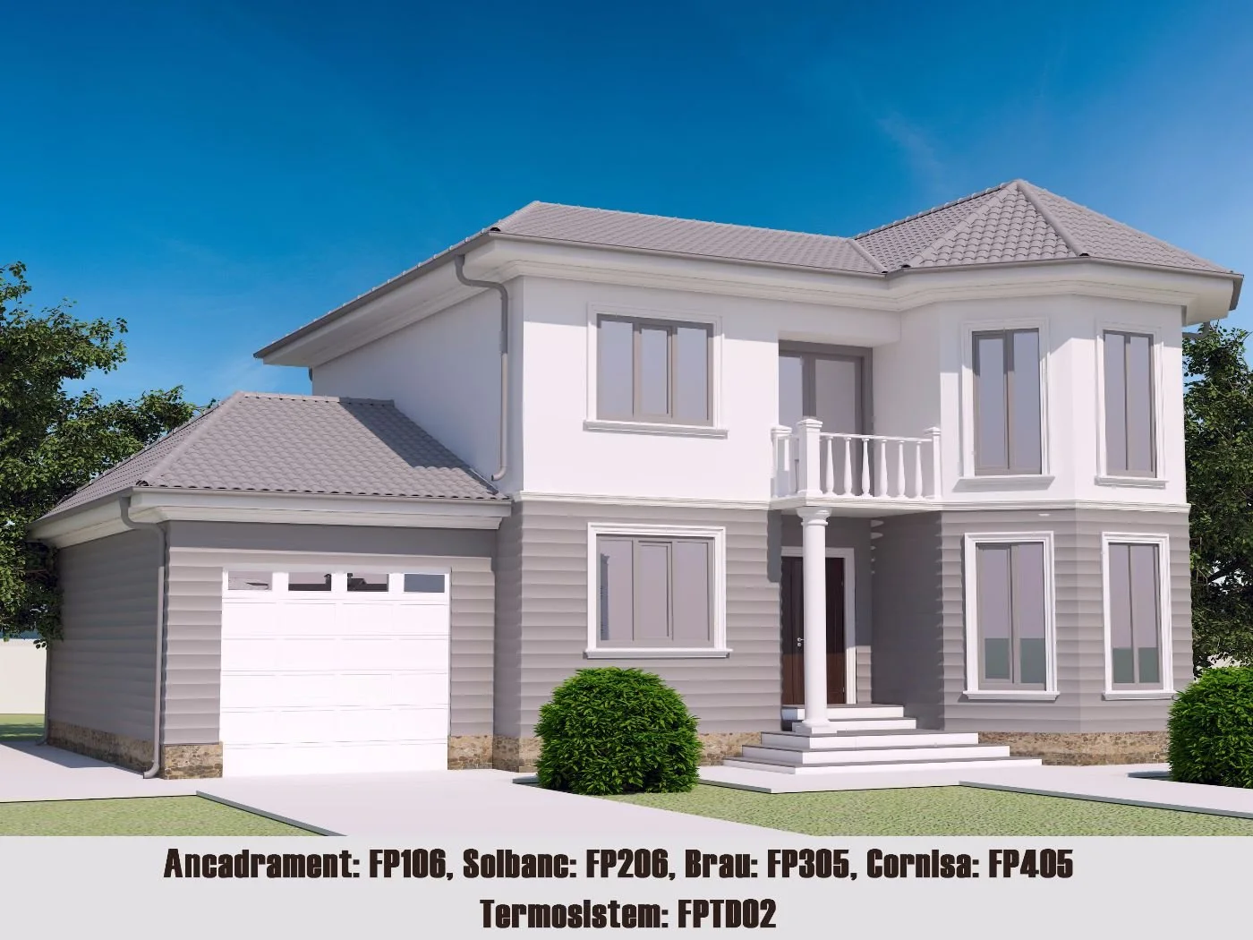 Termosistem decorativ FPTD02 dimensiuni 500x40x2000mm - imagine 2