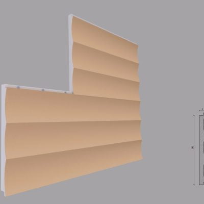 Termosistem decorativ FPTD02 dimensiuni 500x40x2000mm