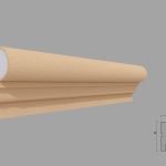 Ancadrament fereastra exterior FP102 dimensiuni 100x55x2000mm