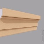 Ancadrament fereastra exterior FP106 dimensiuni 140x62x2000mm