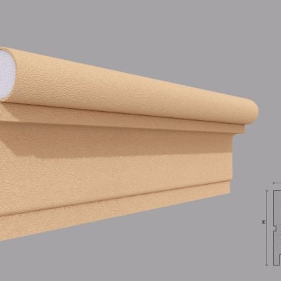 Ancadrament fereastra exterior FP107 dimensiuni 150x60x2000mm