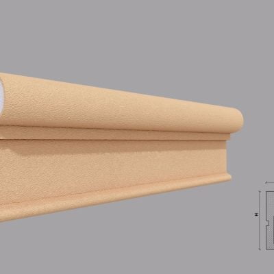 Ancadrament fereastra exterior FP113 dimensiuni 120x40x2000mm