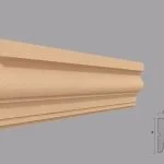 Ancadrament fereastra exterior FP116 dimensiuni 120x40x2000mm