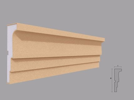 Ancadrament fereastra exterior FP119 dimensiuni 130x40x2000mm