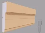 Ancadrament fereastra exterior FP122 dimensiuni 200x50x2000mm