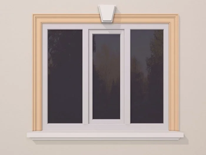 Ancadrament fereastra exterior FP125 dimensiuni 130x36x2000mm - imagine 6