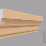 Ancadrament fereastra exterior FP130 dimensiuni 146x63x2000mm