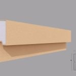 Solbanc/pervaz decorativ exterior FP204 dimensiuni 120x67x2000mm