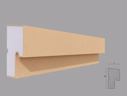 Solbanc/pervaz decorativ exterior FP204 dimensiuni 120x67x2000mm