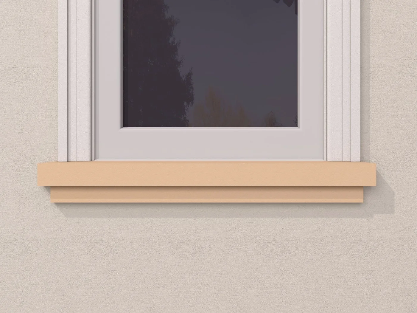 Solbanc/pervaz decorativ exterior FP204 dimensiuni 120x67x2000mm - imagine 2