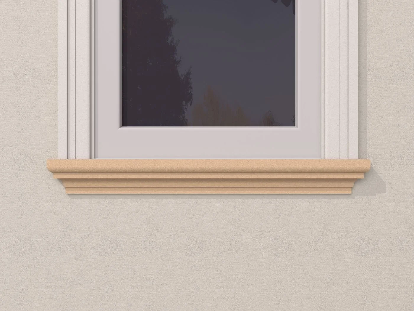 Solbanc/pervaz decorativ exterior FP205D dimensiuni 100x70x2000mm - imagine 3