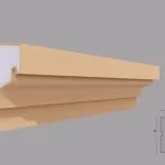 Solbanc/pervaz decorativ exterior FP206 dimensiuni 120x81x2000mm