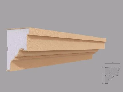 Solbanc/pervaz decorativ exterior FP207 dimensiuni 100x90x2000mm