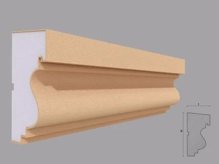 Solbanc/pervaz decorativ exterior FP209 dimensiuni 150x78x2000mm