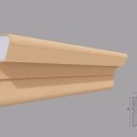 Solbanc/pervaz decorativ exterior FP211 dimensiuni 120x65x2000mm