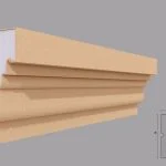 Solbanc/pervaz decorativ exterior FP212 dimensiuni 150x72x2000mm