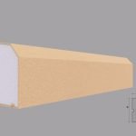 Solbanc/pervaz decorativ exterior FP213 dimensiuni 100x85x2000mm