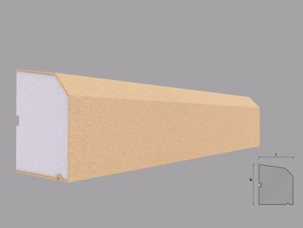 Solbanc/pervaz decorativ exterior FP213 dimensiuni 100x85x2000mm