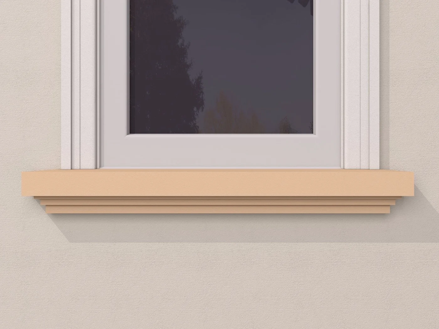 Solbanc/pervaz decorativ exterior FP216 dimensiuni 122x100x2000mm - imagine 3