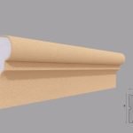 Solbanc/pervaz decorativ exterior FP217 dimensiuni 120x70x2000mm