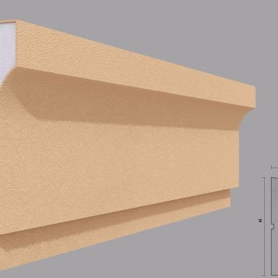 Brau decorativ de exterior FP301 dimensiuni 200x60x2000mm