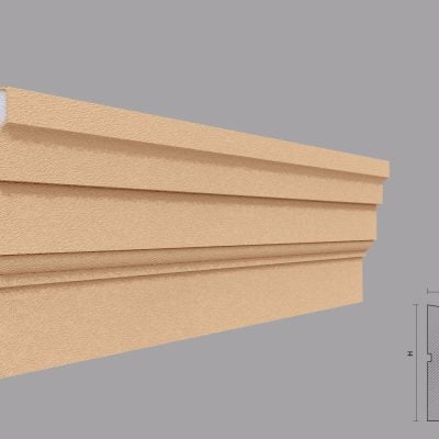 Brau decorativ de exterior FP302 dimensiuni 150x45x2000mm