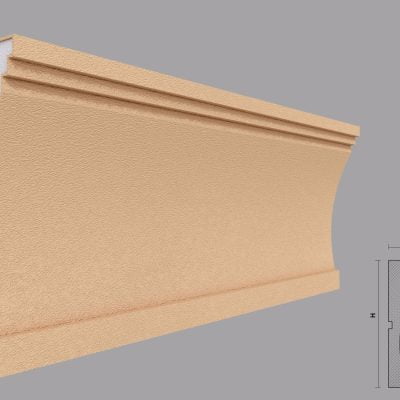 Brau decorativ de exterior FP304 dimensiuni 180x51x2000mm