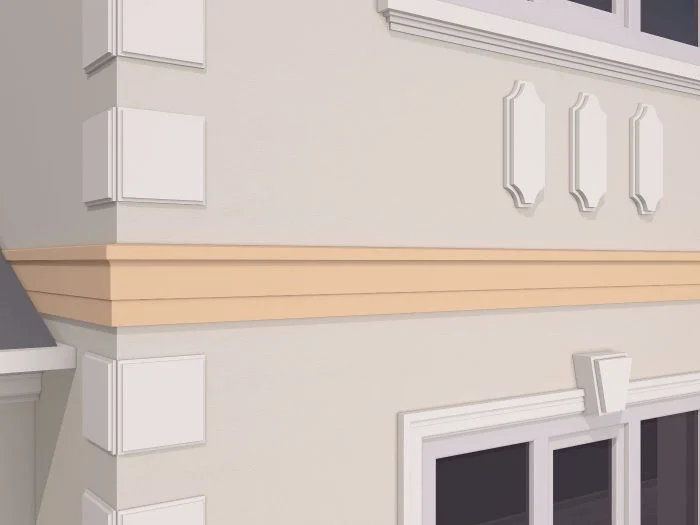 Brau decorativ de exterior FP306 dimensiuni 220x41x2000mm - imagine 3