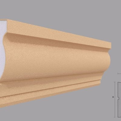 Brau decorativ de exterior FP307 dimensiuni 160x60x2000mm