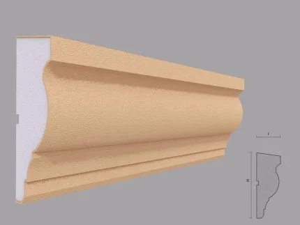 Brau decorativ de exterior FP307 dimensiuni 160x60x2000mm