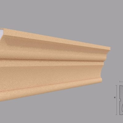 Brau decorativ de exterior FP308 dimensiuni 135x50x2000mm