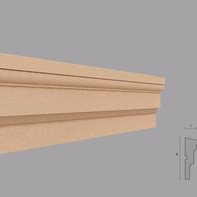 Brau decorativ de exterior FP309 dimensiuni 120x35x2000mm