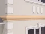 Brau decorativ de exterior FP310 dimensiuni 250x70x2000mm - imagine 3
