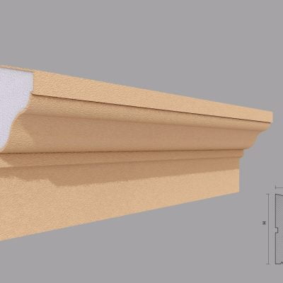 Brau decorativ de exterior FP311 dimensiuni 140x80x2000mm