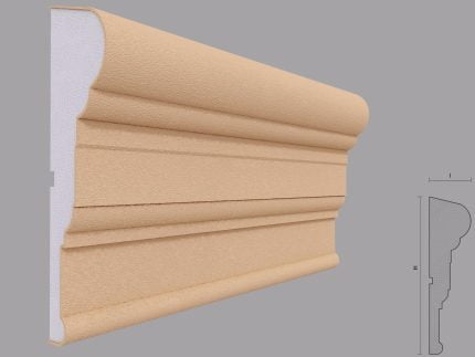 Brau decorativ de exterior FP312 dimensiuni 250x66x2000mm