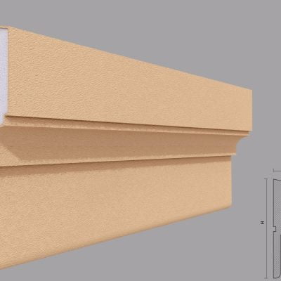 Brau decorativ de exterior FP313 dimensiuni 200x50x2000mm