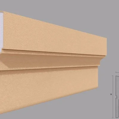 Brau decorativ de exterior FP313 dimensiuni 200x50x2000mm