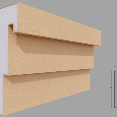 Brau decorativ de exterior FP324 dimensiuni 250x70x2000mm