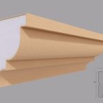 Cornisa decorativa de exterior FP401 dimensiuni 140x120x2000mm