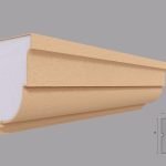 Cornisa decorativa de exterior FP402 dimensiuni 120x100x2000mm