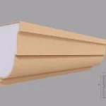 Cornisa decorativa de exterior FP402 dimensiuni 120x100x2000mm