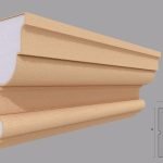 Cornisa decorativa de exterior FP406 dimensiuni 140x75x2000mm