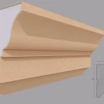 Cornisa decorativa de exterior FP408 dimensiuni 180x115x2000mm