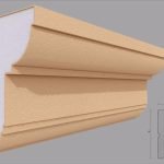 Cornisa decorativa de exterior FP409 dimensiuni 180x106x2000mm