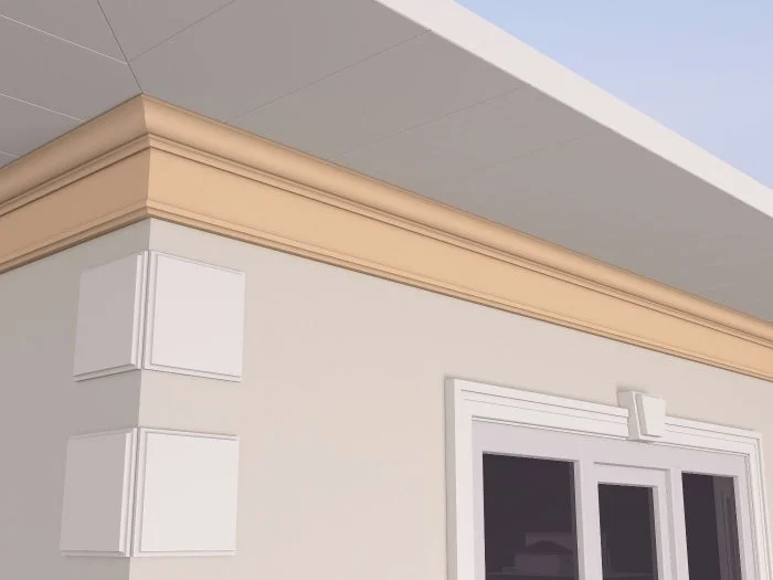 Cornisa decorativa de exterior FP410 dimensiuni 220x105x2000mm - imagine 3