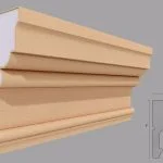 Cornisa decorativa de exterior FP411 dimensiuni 200x87x2000mm